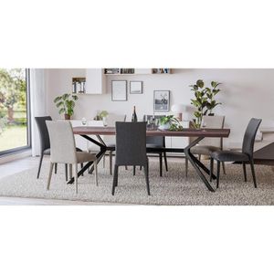 Produktbild für Tischbein CLP Cascada L 323440, schwarz aus Metall