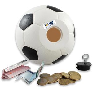 Produktbild für Spardose HMF 479001, Fußball Lederoptik