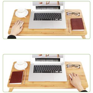 Produktbild für Laptoptisch Songmics LLD004, aus Bambus, höhenverstellbar