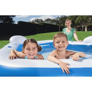 Produktbild für Aufstellpool Bestway 54153 Backyard Oasis blau, oval