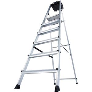 Produktbild für Stehleiter Krause Monto Secury MultiGrip, 126542, m. Plattform