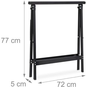 Produktbild für Arbeitsbock Relaxdays 10026075, bis 100 kg