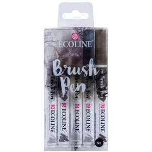 Produktbild für Brush-Pen Ecoline Grey, 11509907