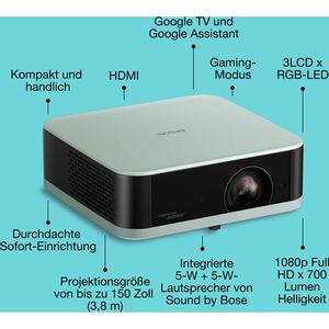 Produktbild für Beamer Epson Lifestudio EF-61G, V11HB72340, LED, Full HD