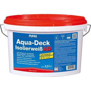 Isolierfarbe Pufas Aqua-Deck Isolierweiß AD, 2,5l