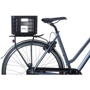 Produktbild für Fahrradkorb Basil Fahrradkiste L, schwarz, Kunststoff, 40 l