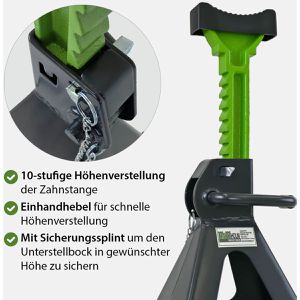 Produktbild für Unterstellbock Trutzholm 72721, Tragkraft 3t