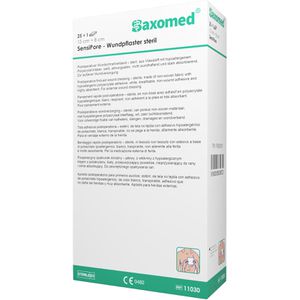 Produktbild für Pflaster Saxomed SensiPore, 25 Strips