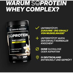 Produktbild für Proteinpulver natural-elements SOPROTEIN Whey Complex, 1 kg