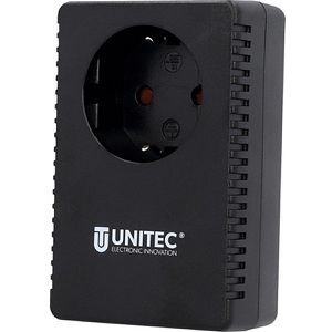 Steckdosenadapter Unitec 30956, schwarz