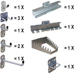 Werkzeughalter ADB 23198, für Lochwand