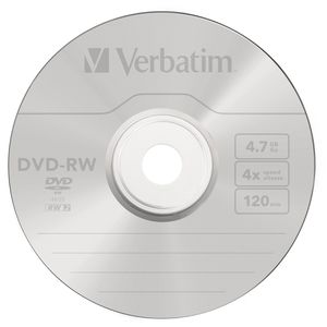 Produktbild für DVD-Rohlinge Verbatim 43552, wiederbeschreibbar, DVD-RW