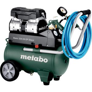 Produktbild für Kompressor Metabo Basic 220-24W OFSilent, 60dB(A), 1100W, 230V