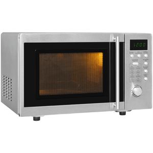 Produktbild für Mikrowelle Exquisit UMW 800G-3 Inox, mit 1000 Watt Grill