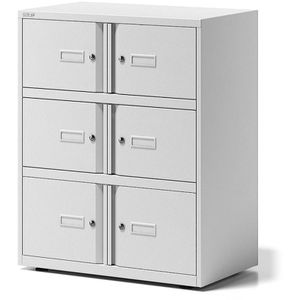Produktbild für Schließfachschrank Bisley Essentials, weiß