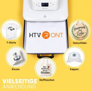 Produktbild für Transferpresse HTVRONT Auto Heat Press, weiß