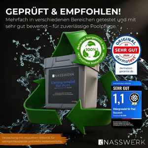 Produktbild für Chlor NASSWERK organisch, schnelllöslich, Chlorgranulat