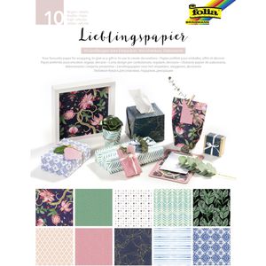 Geschenkpapier Folia Lieblingspapier Ganzjahr