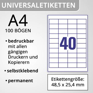 Produktbild für Universaletiketten Zweckform LR3657 Recycling weiß