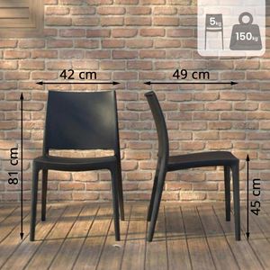 Produktbild für Gartenstuhl CLP Meton, 323840, Kunststoff