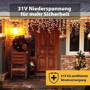 Produktbild für Lichterkette SALCAR 910058, 400LED, innen + außen