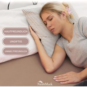 Produktbild für Spannbettlaken NatureMark Jersey, 180-200 x 200 cm
