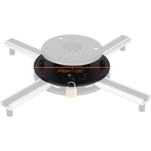 Produktbild für Beamer-Deckenhalterung Celexon PS Ultraflat, schwarz / grau