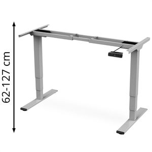 Schreibtischgestell Digitus DA-90435, silber, 4 Memoryspeicher