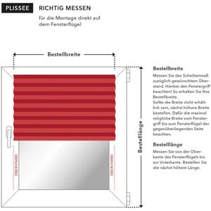 Produktbild für Plissee Lichtblick Klemmfix, hellgrau