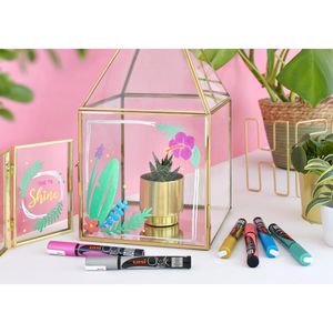 Produktbild für Kreidestifte uni-ball chalk PWE-5M, pink