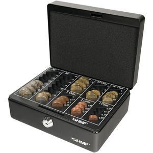 Produktbild für Geldkassette HMF 308-02, mit Zylinderschloss