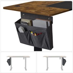 Produktbild für Schreibtisch Vasagle LSD015X01, braun / schwarz