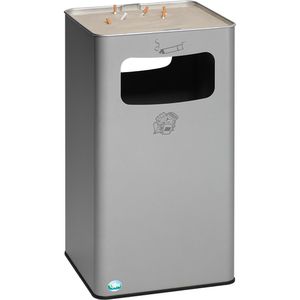 Aschenbecher VAR B42R, 3094, silber, für Outdoor