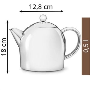 Produktbild für Tee-Kanne Bredemeijer Minuet Santhee, Edelstahl