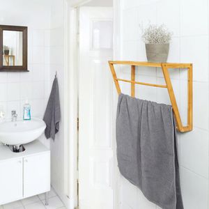 Produktbild für Handtuchhalter Relaxdays 10019193, braun