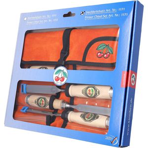 Stechbeitel Kirschen 1171000, handgeschmiedet, 6-teiliges Set