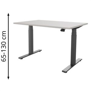 Produktbild für Schreibtisch fm-Büromöbel fouraction lichtgrau / anthrazit