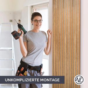 Produktbild für Akustikpaneel NL-Panels geölte Eiche Massivholz