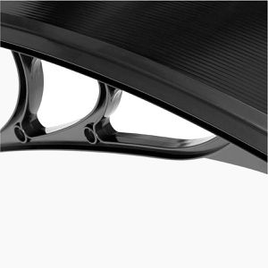 Produktbild für Mähroboter-Garage Arebos schwarz, aus Metall &amp; Kunststoff