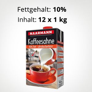 Produktbild für Kaffeesahne Naarmann Fettgehalt 10 %