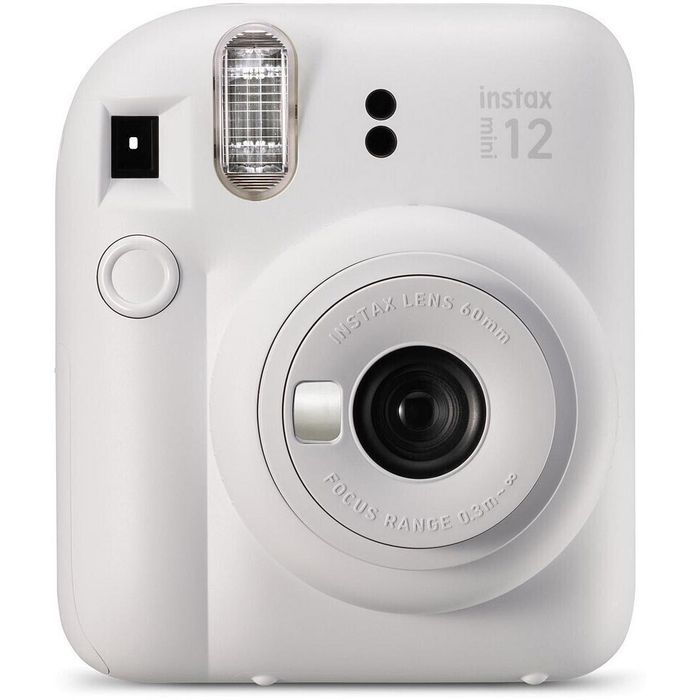 Fujifilm Sofortbildkamera Instax Mini mm weiß, 12, 46 AG analog, Böttcher – x 62 Bildformat