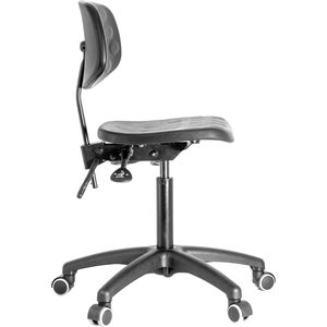 Produktbild für Arbeitsstuhl meychair PW1-TR-PU-PW, schwarz