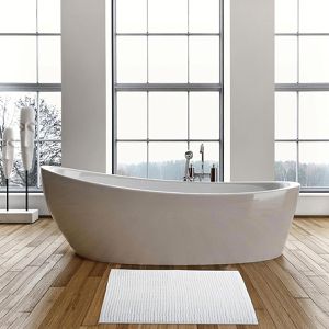 Produktbild für Badematte MSV Badteppich Chenille, 60 x 90 cm