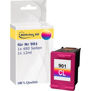 Produktbild für Tinte Böttcher-AG für HP 901, CC656AE