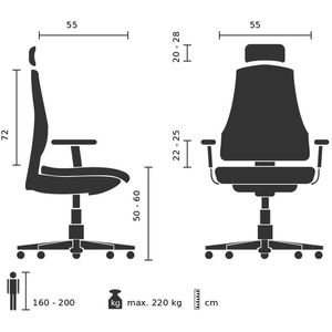 Produktbild für Bürostuhl hJh-OFFICE INSTRUCTOR SW I PRO XXL