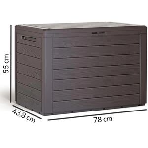 Produktbild für Gartenbox CASARIA Lille 108494, aus Kunststoff