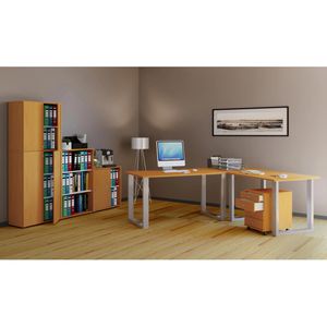 Produktbild für Aktenschrank VCM Lona XXL 914115, aus Holz