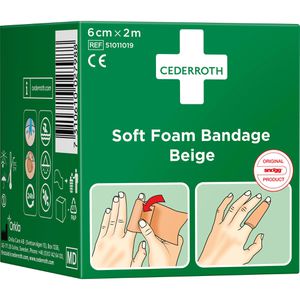 Produktbild für Pflaster Cederroth Soft Foam Bandage, 1 Rolle