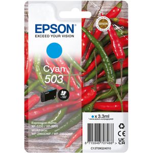 Epson 503 C13T09Q240 Chilischoten, cyan Tinte