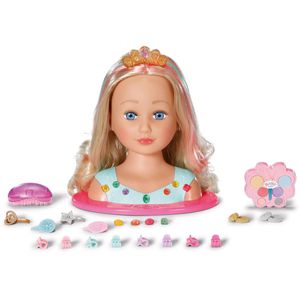 BABY-born Puppe Stylingkopf Prinzessin, Schmink- und Frisierkopf, 27 cm